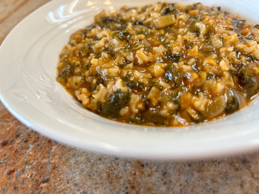 Spanakorizo: Greek Spinach and&nbsp;Rice